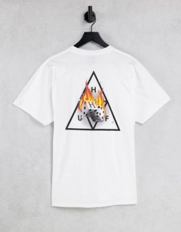 White Traingle Print