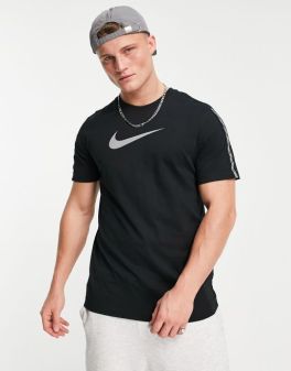 Reebok Men Black Tshirt