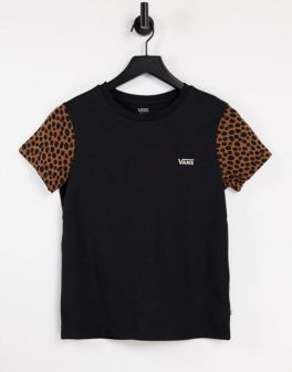 Black Sleeves Brown Tshirt