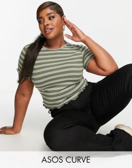 Green white Lining Top XL