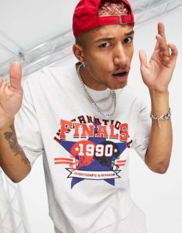 Red Black Printed Tshirt