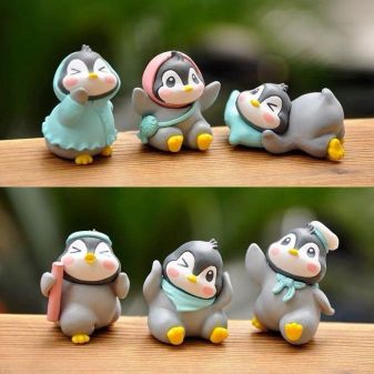 SATYAM KRAFT 1 Set Penguin Miniature Figurines