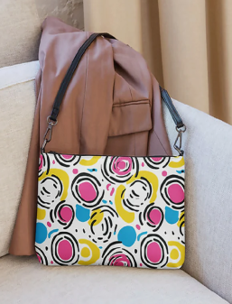 Vibrant Swirl Clutch