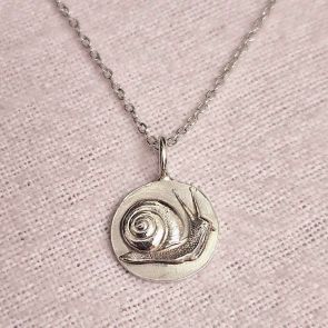 Snail Silver Pendant