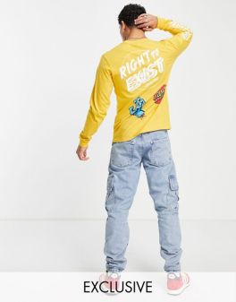 Yellow Printed Tshirt