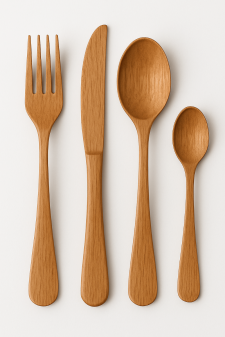 Wooden Cutlery Set